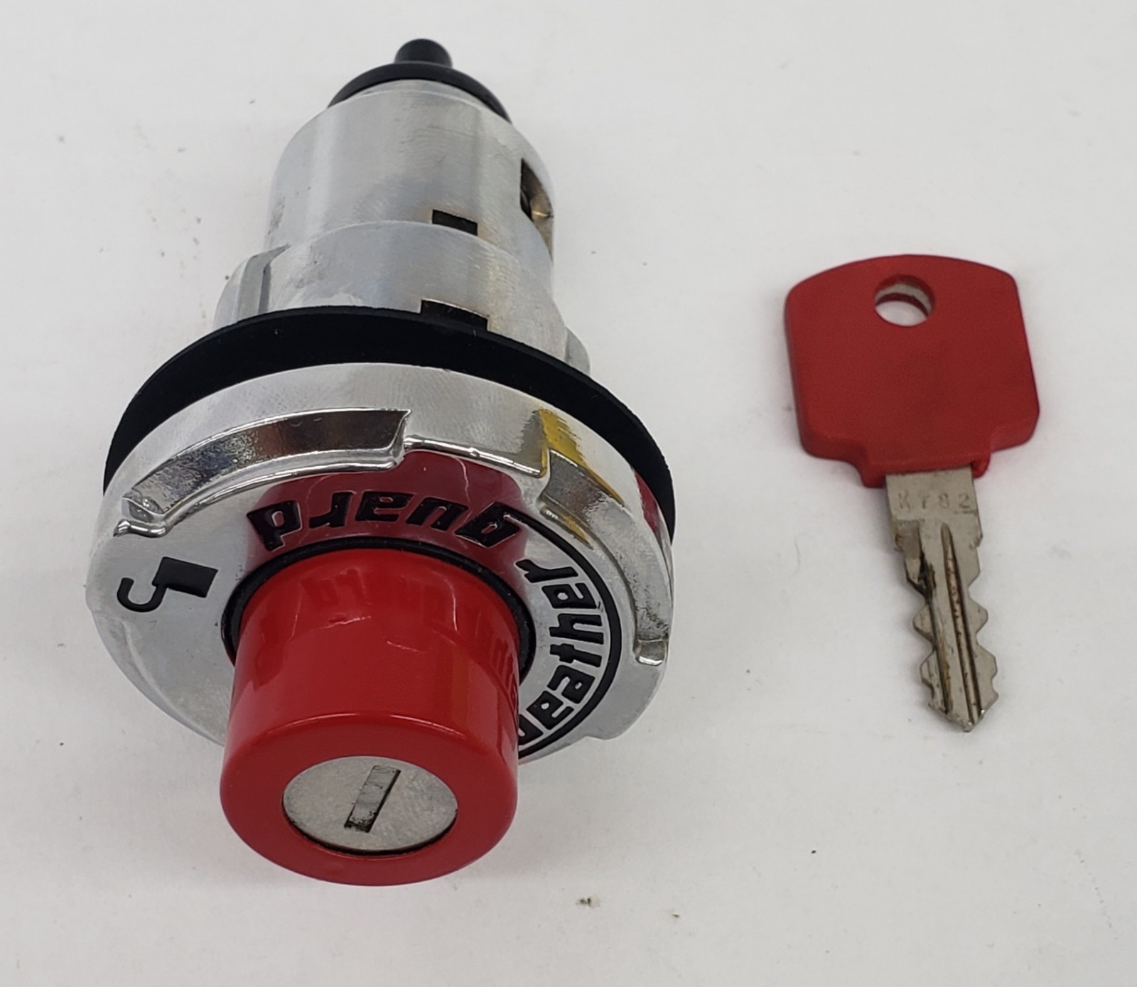 Weather Guard Series 04 Lock w Key Truck Toolbox Replacement Button 2D2