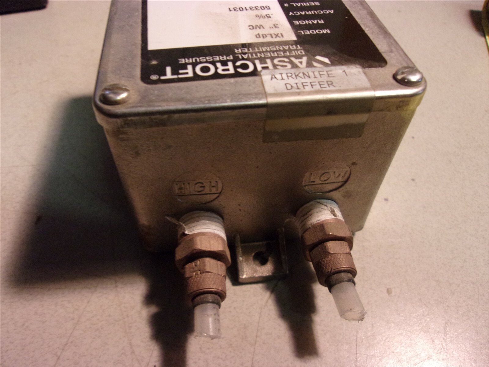 Ashcroft IXLDP Differential Pressure Transmitter 238A457-01 *FREE SHIPPING*