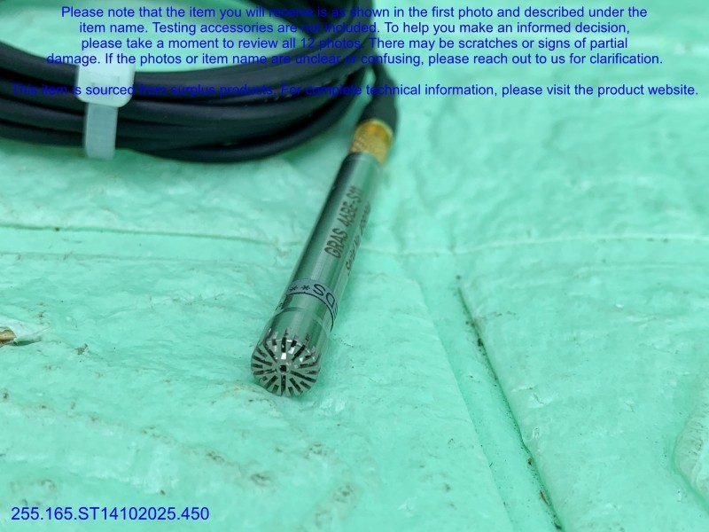 GRAS 46BE-S11 Microphone & Long Cable as in photos, sn:8094, DHL