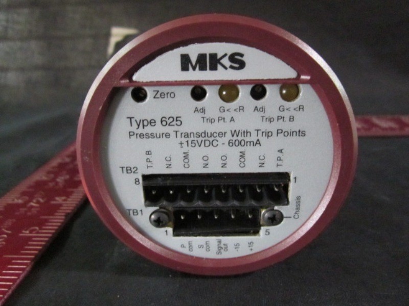 MKS-HPS 625A11TDE BARATRON 1KMM KF-16 PRESSURE TRANSDUCER 15VDC-600mA 116960-G19