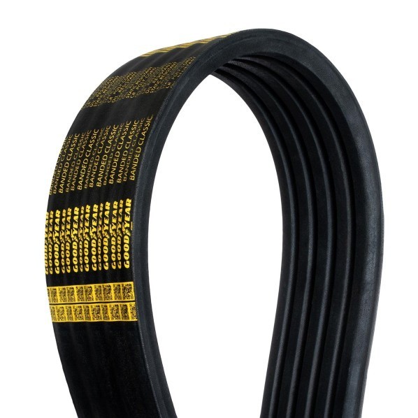 NEW 3/8V1800-Goodyear Narrow Wrapped Banded V Belt, 8V Profile, 3 Ribs, 180″