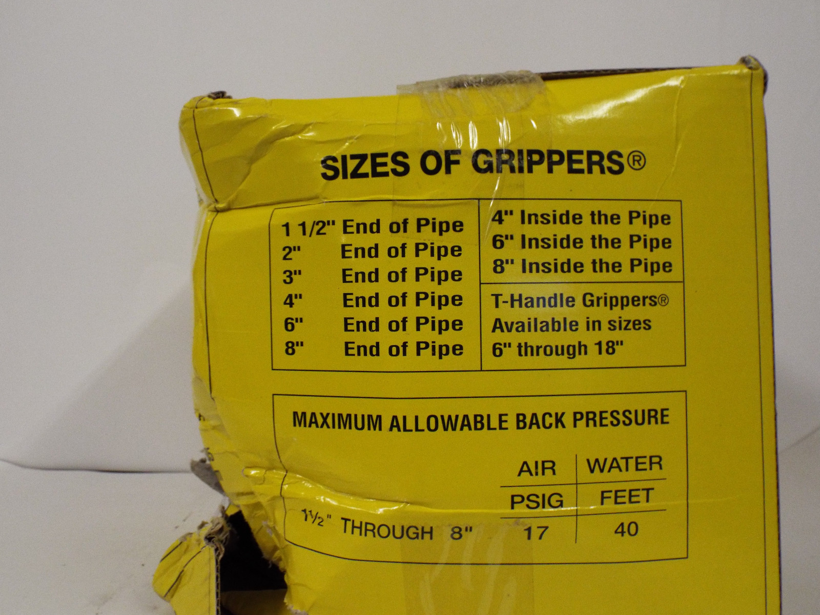 2 NEW CHERNE 270-261 6″ MECHANICAL GRIPPER PLUGS NNB *** MAKE OFFER***