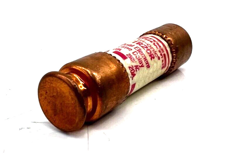 BUSSMANN TR20R FUSE TIME DELAY CLASS RK5 I.R. 200KA AC/20KA DC 20A LOT OF 2
