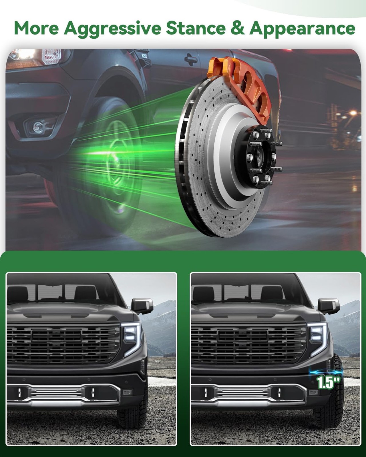 1.5 Inch 6×5.5 Wheel Spacers for 2019-2024 Ram 1500, 6×139.7 Wheel Spacers 77…