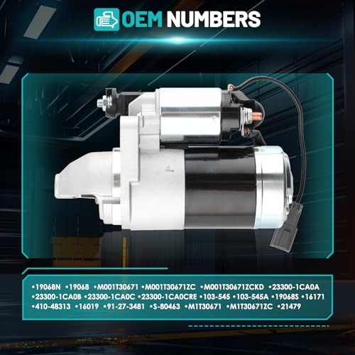 19068 Starter Motor Fit for Infiniti FX50 M56 QX56 Q70 Q70L QX80, for Nissan