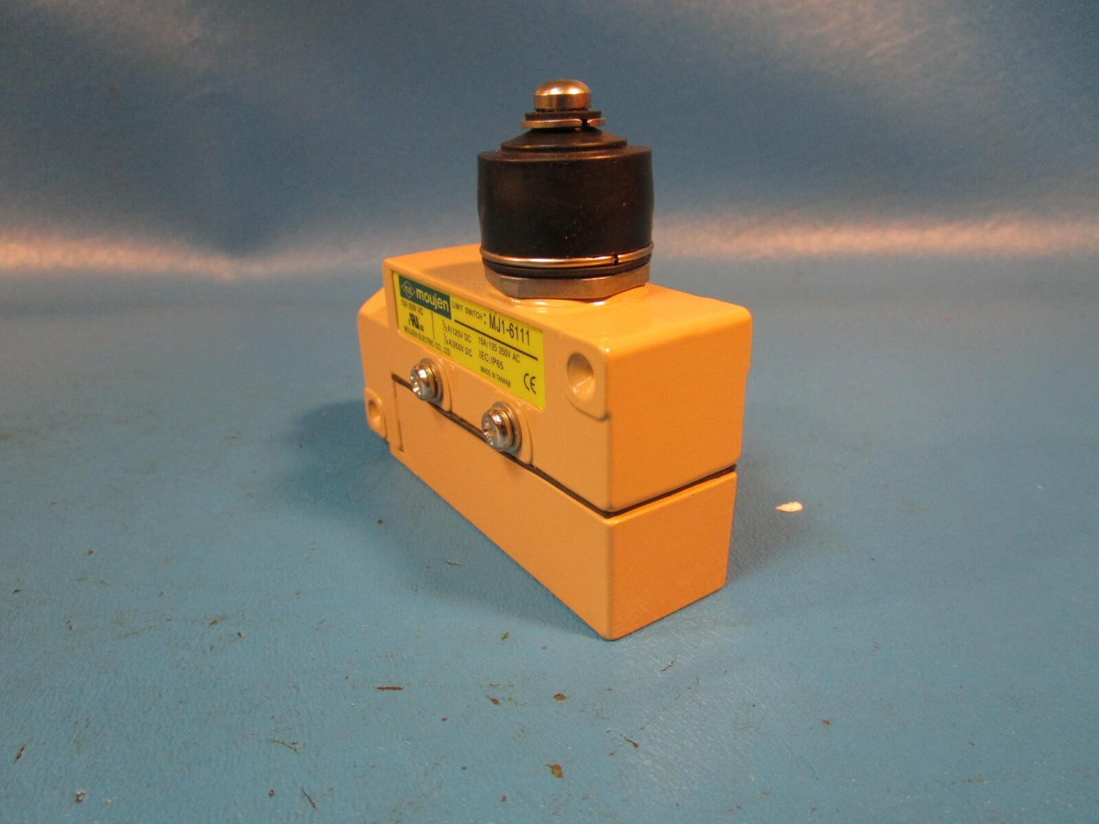 Moujen, MJ1-6111, Limit Switch, Seal Button Plunger, Side Mount