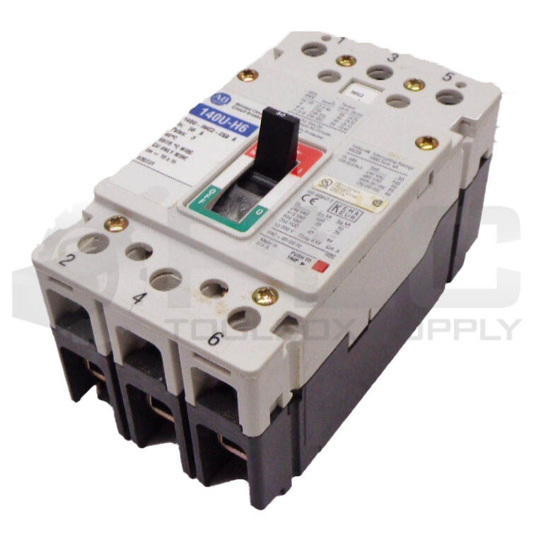NEW ALLEN BRADLEY 140U-H6C3-C50 SERIES A CIRCUIT BREAKER 50A 3P 140U-H6