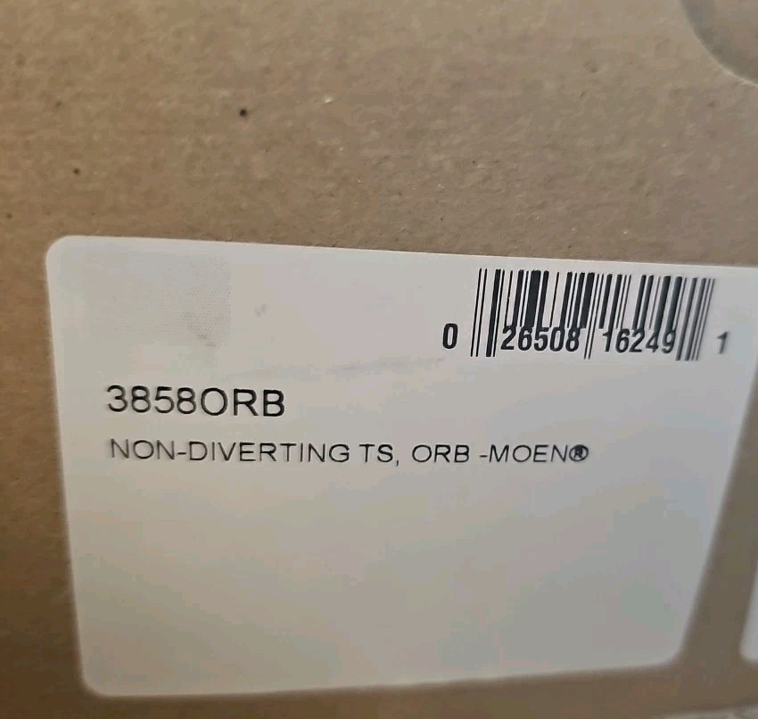 NEW Moen 3858ORB Tub filler 1/2 Slip Fit Non-Diverting TS ORB Accessories