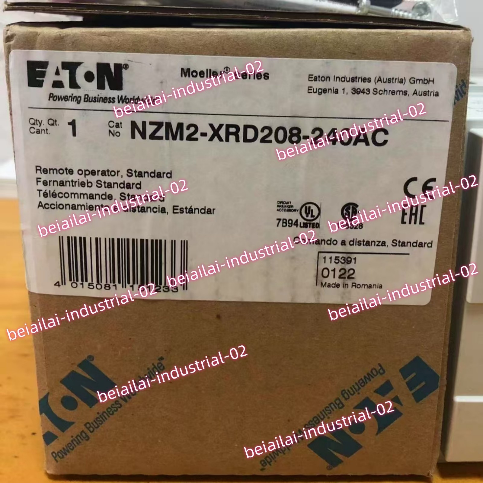 Eaton NZM2-XRD208-240AC Circuit Breaker#1pcs new in box