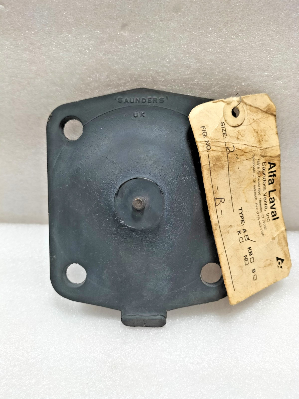 SAUNDERS A2DN50 INDUSTRIAL DIAPHRAGM TYPE A 2