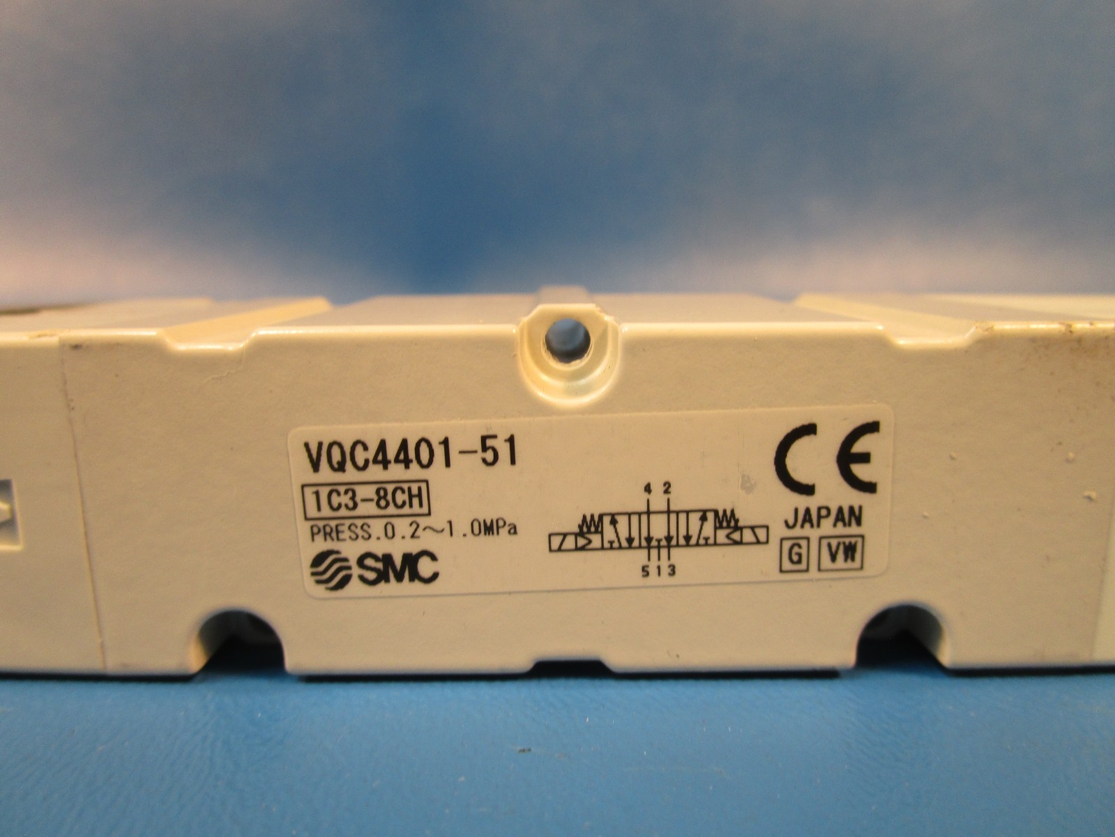 SMC VQC4401-51, SOLENOID VALVE, PLUG-IN, 5 PORTS, 0.2-1.0 MPA