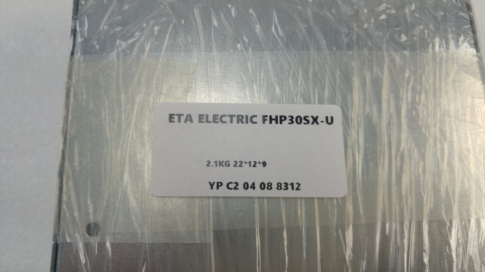 ETA ELECTRIC FHP30SX-U POWER SUPPLY