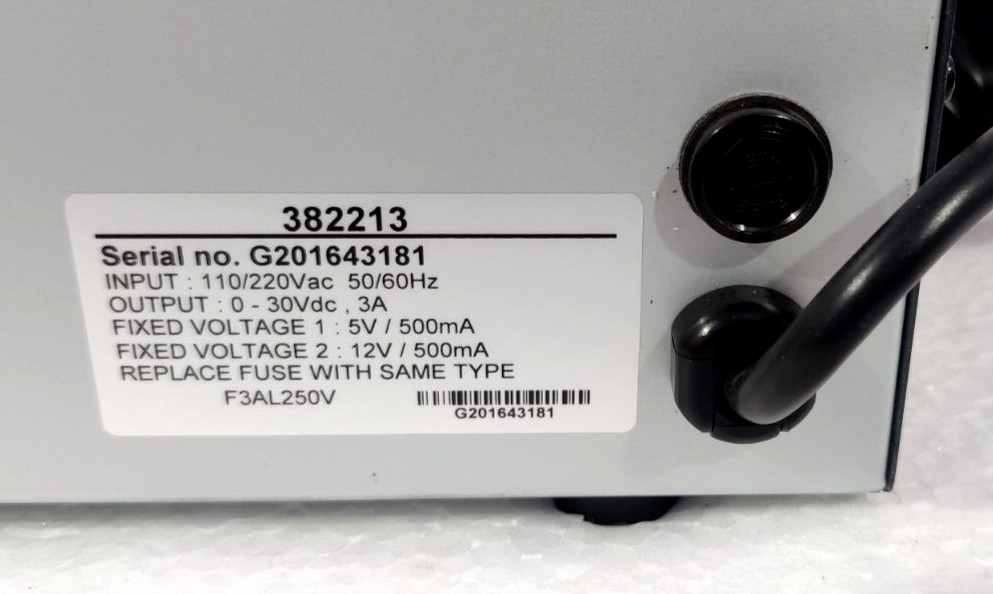 Extech 382213 DC Regulated Power Supply
