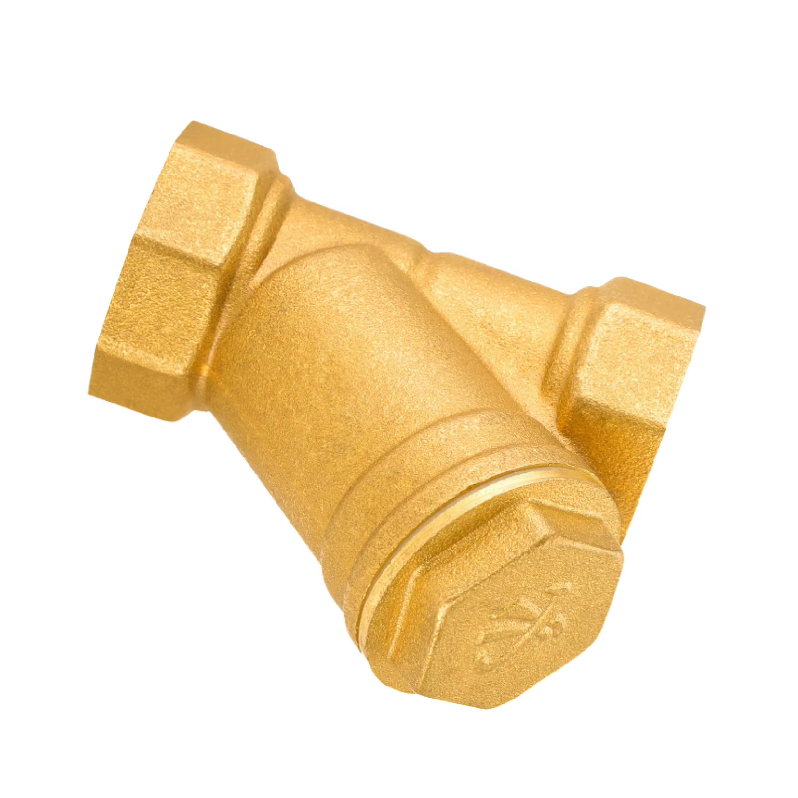 Inline Brass Y Strainer Valve Threaded Female PN16 Sediment Filter with SS Mesh