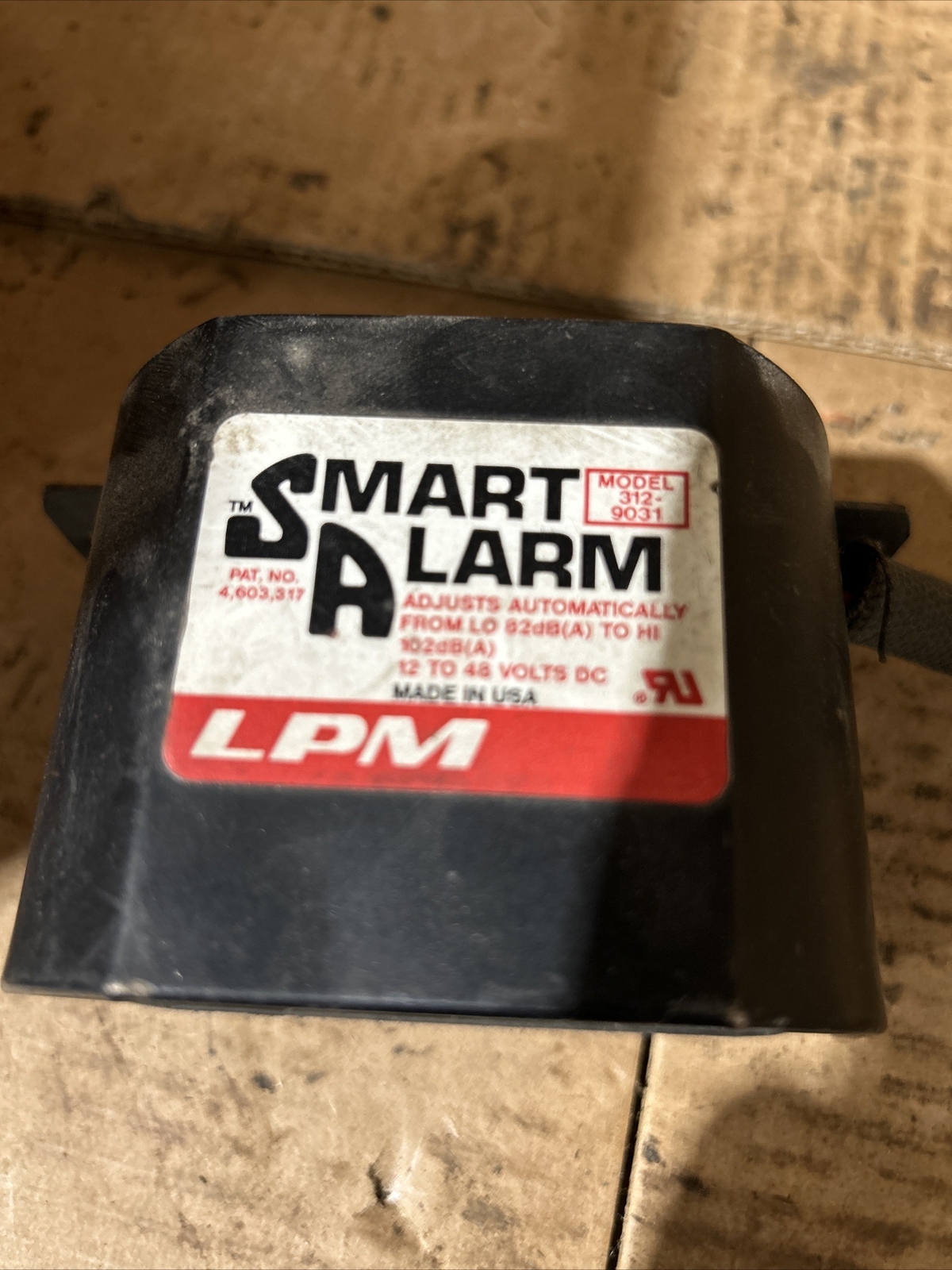 Smart Alarm 312-9031 LPM Adjusts Automatically from LO to HI 12-48 volts DC (WP2