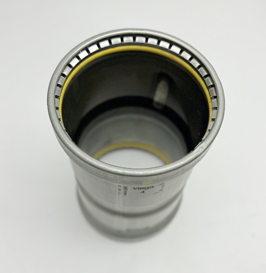 VIEGA 28780 MEGAPRESSG 4″ x 4″ COUPLING WITH STOP