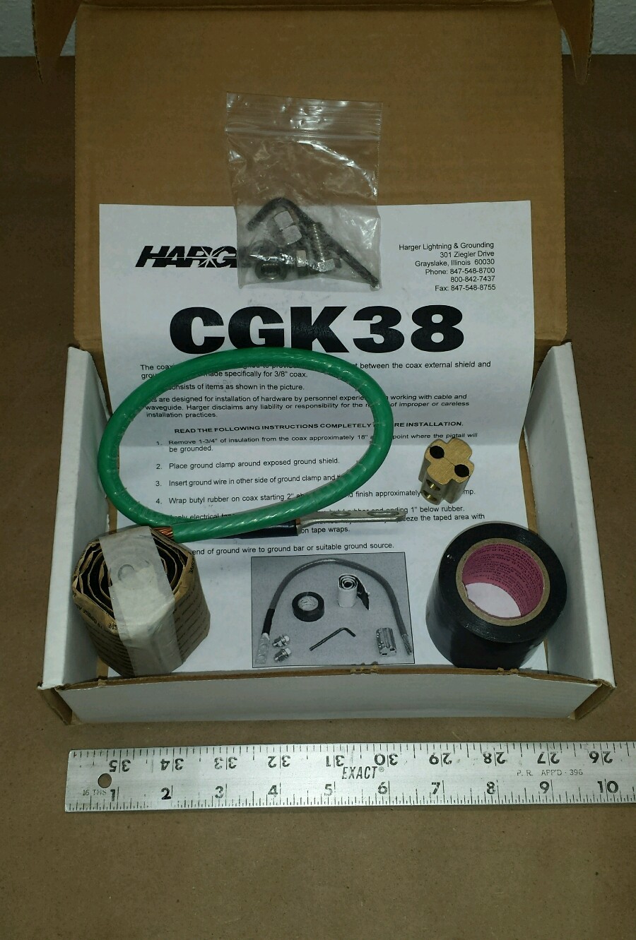 Harger LAB12106XO Lightning Arrestor Box Kit 12″ x 10″ x 6″ Enclosed Box