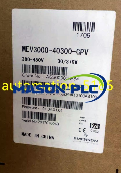 1PCS Emerson heavy duty inverter MEV3000-40300-000 30KW New fedex or DHL