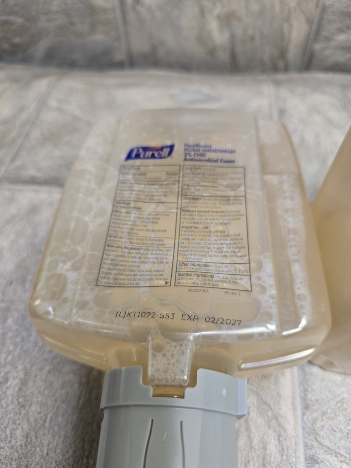Purell 7878-02 Series Cs8, 1,200 ML, Foam Handwash 2% CHG Antimicrobial Foam