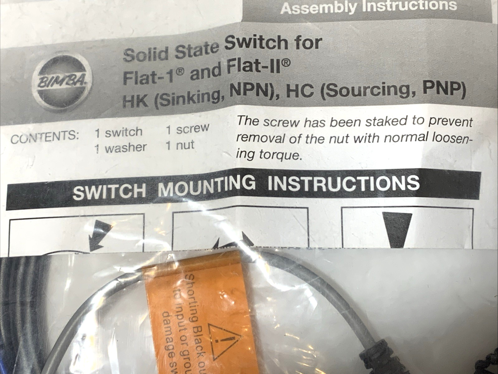New Bimba HCQC Solid State Switch for Flat-1 and Flat-II $99 + FREE SHIPPING