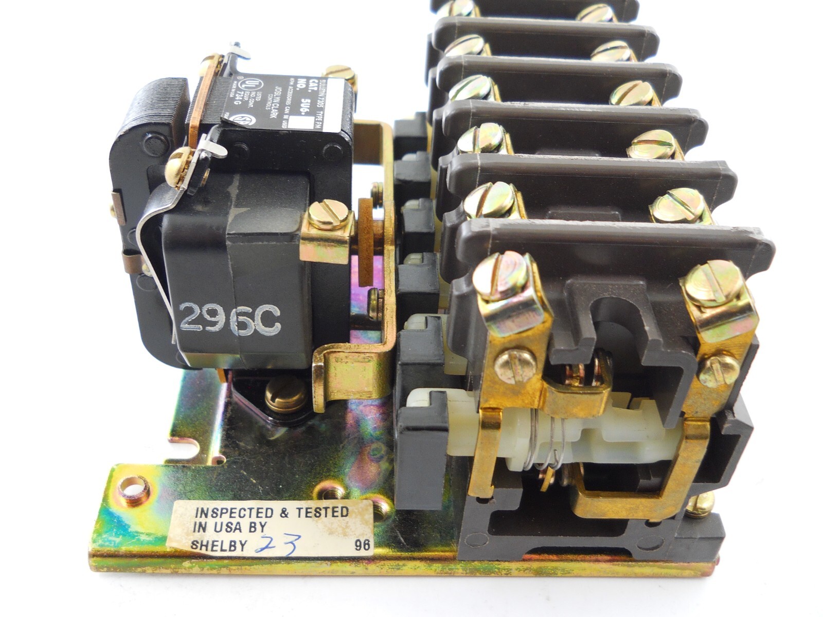 NEW ~ Joslyn Clark 5U6-76 Relay 7305 Type PM w/ TB113-1 Coil