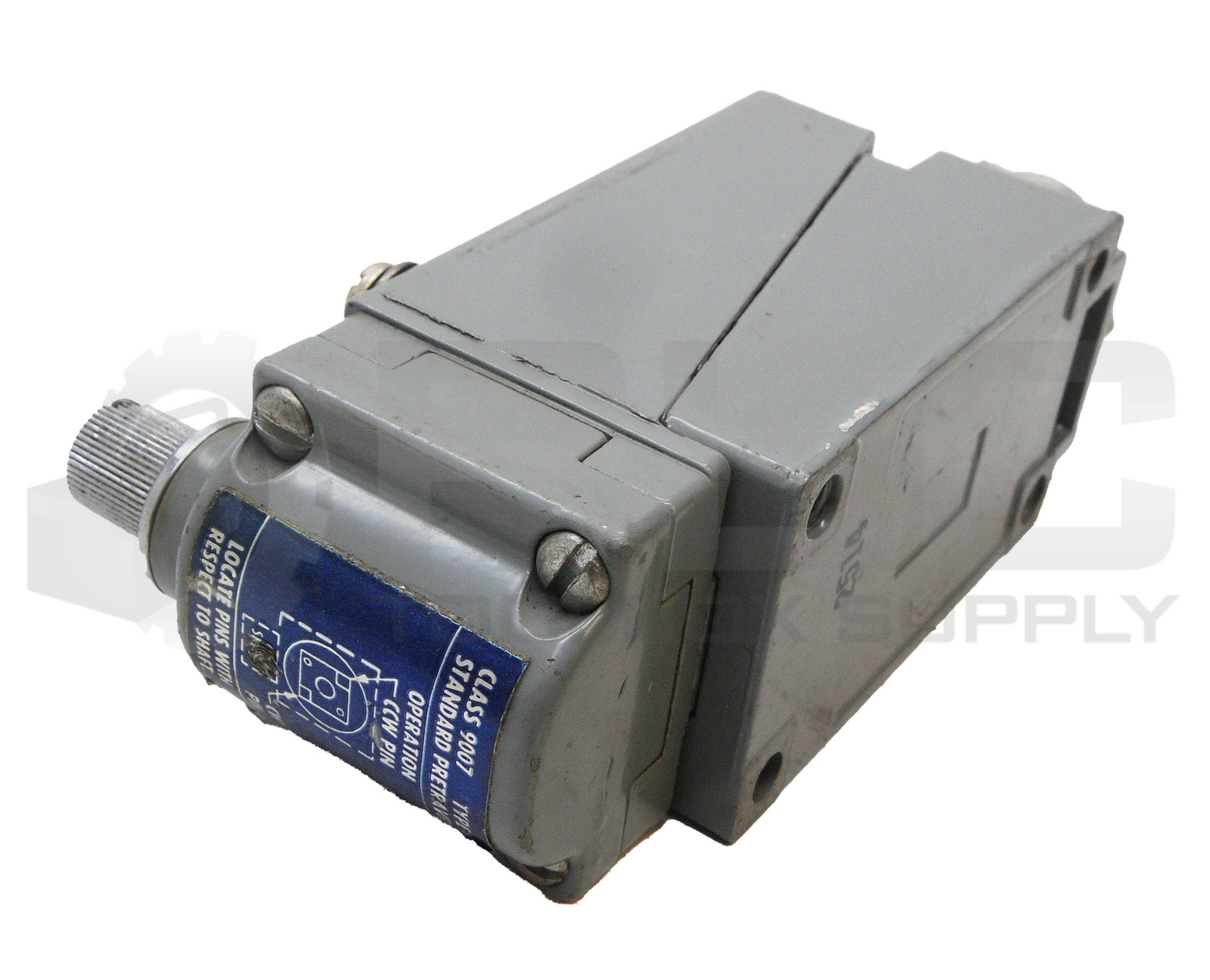 SQUARE D 9007 B54B2 /B LIMIT SWITCH 600VAC 1/2HP 10A W/ 9007B OPERATOR HEAD