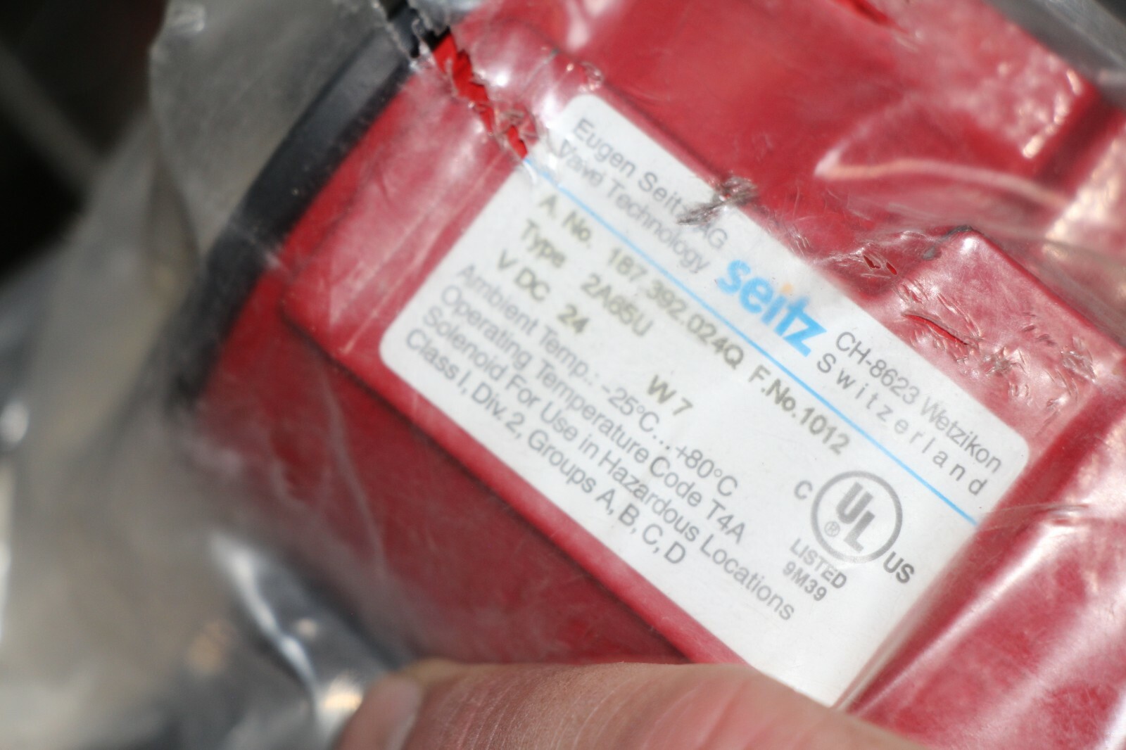 NOS Wandfluh NG10 Explosion-proof Spool Valve AEXdVP4D101-ti-D1S1788 2A65U, RDS