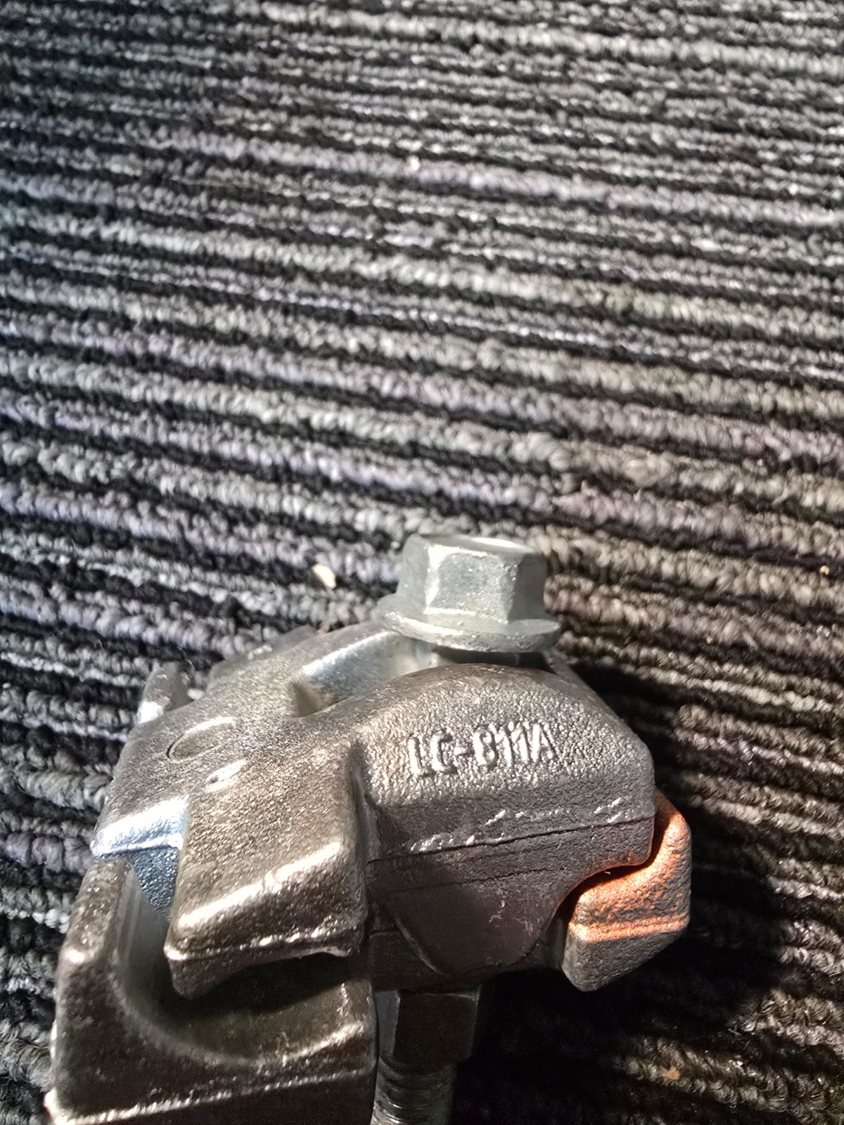 (QTY 10) HUBBELL LC811AXB 1-1/4 in. Connector, Parallel Groove, Aluminum Alloy
