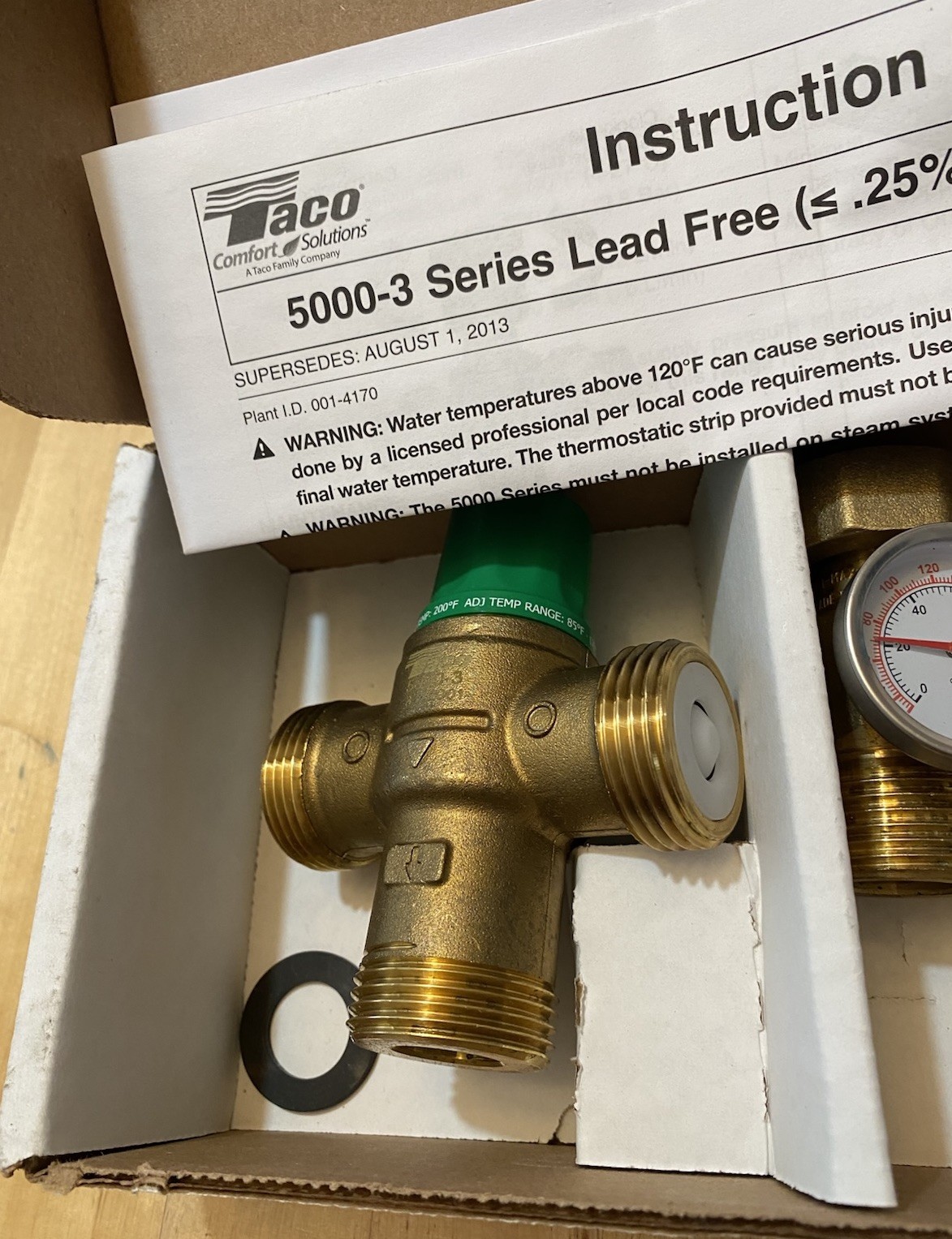 Taco 5003-C3-G Mixing Valve NIB
