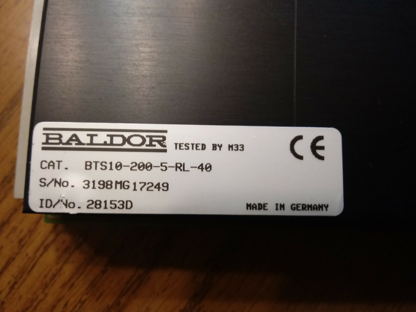 30 Day WARRANTY Baldor BTS10-200-5-RL-40 BTS10 PLC PCB Circuit Board