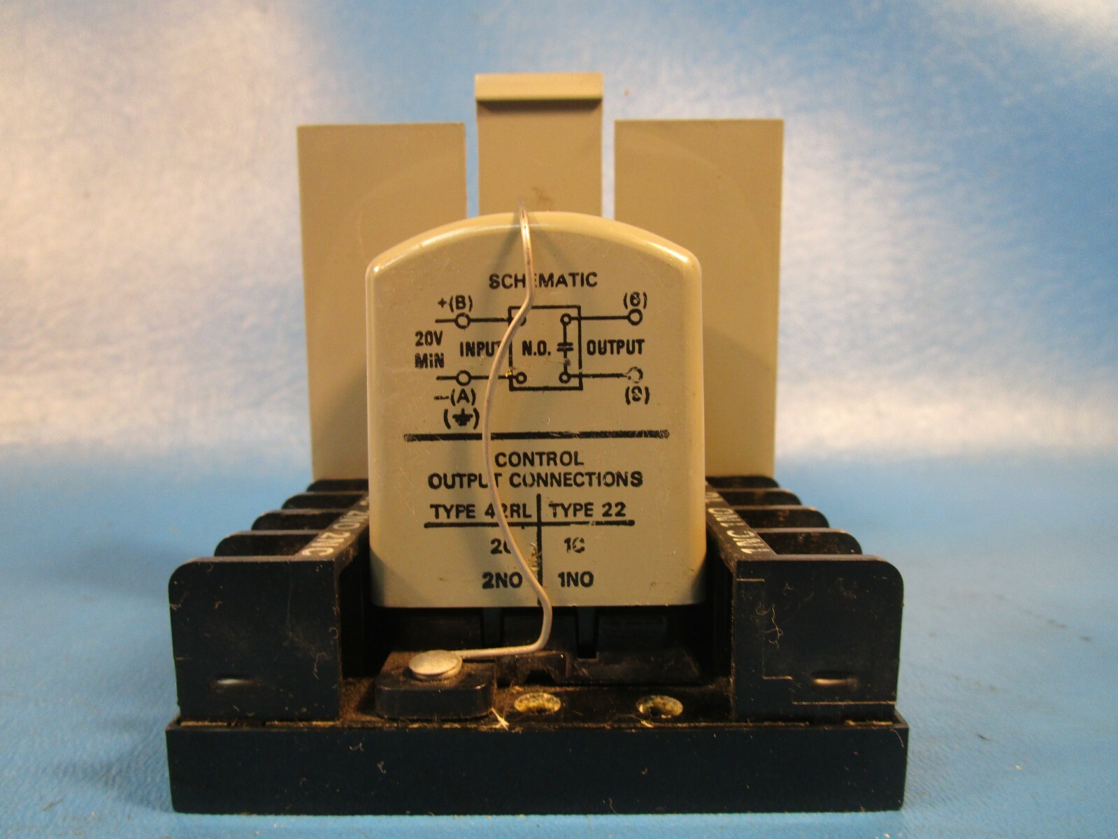 Electronics Corp 60-1480 Control Base Assembly, Relay Photoswitch 8-545,8-530