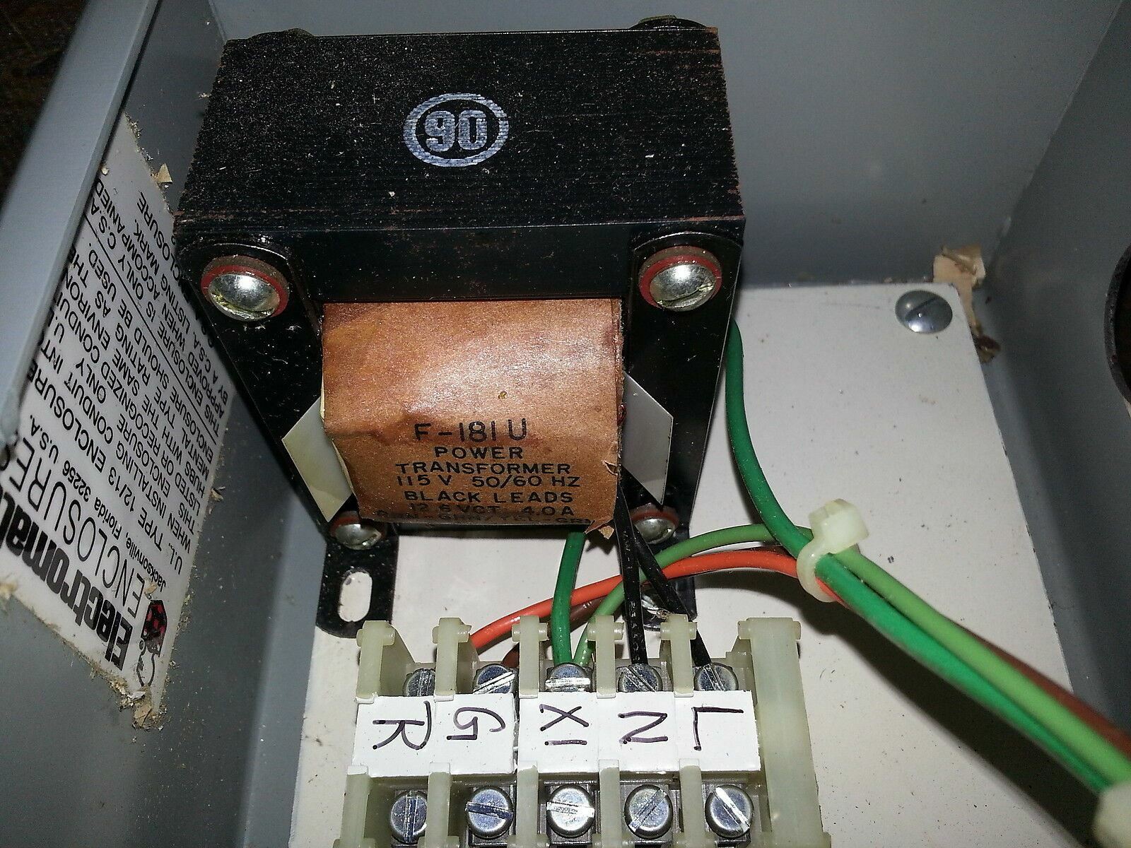 F-181U TRIAD MAGNETICS Power Transformer IN METAL BOX POWER SUPPLY ,,, EACH