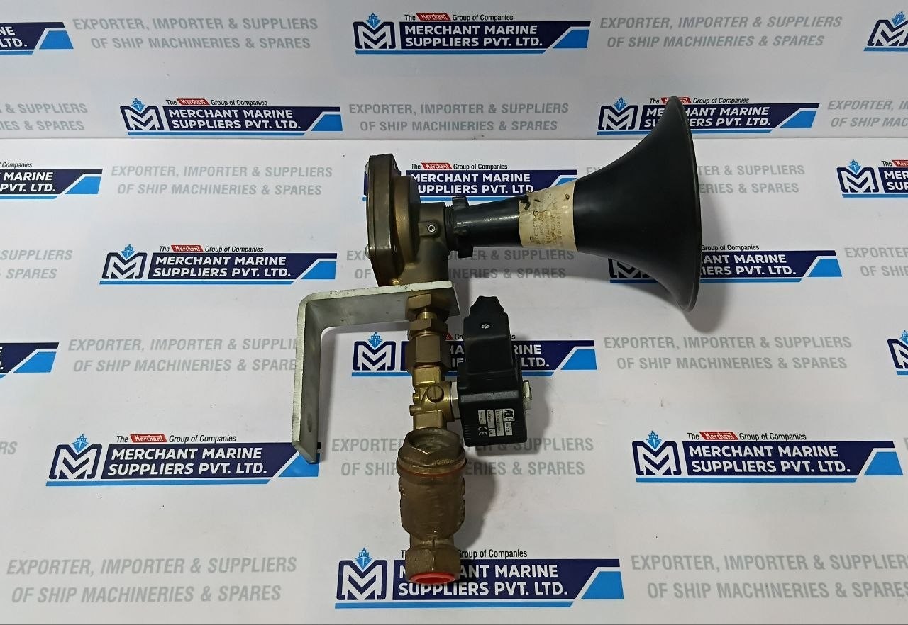 Kockum Sonics Tyfon MKT 75/660 Sweden AirHorn with Solenoid Valve