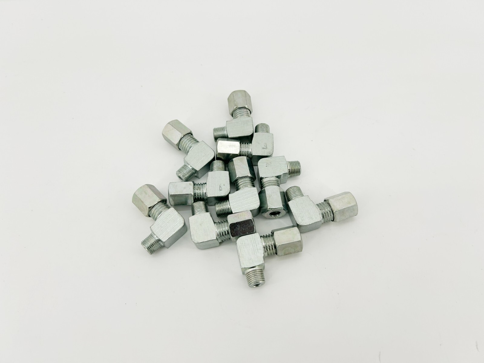 Lot of 10 New SKF 406-405W Elbow Connectors, 6mm