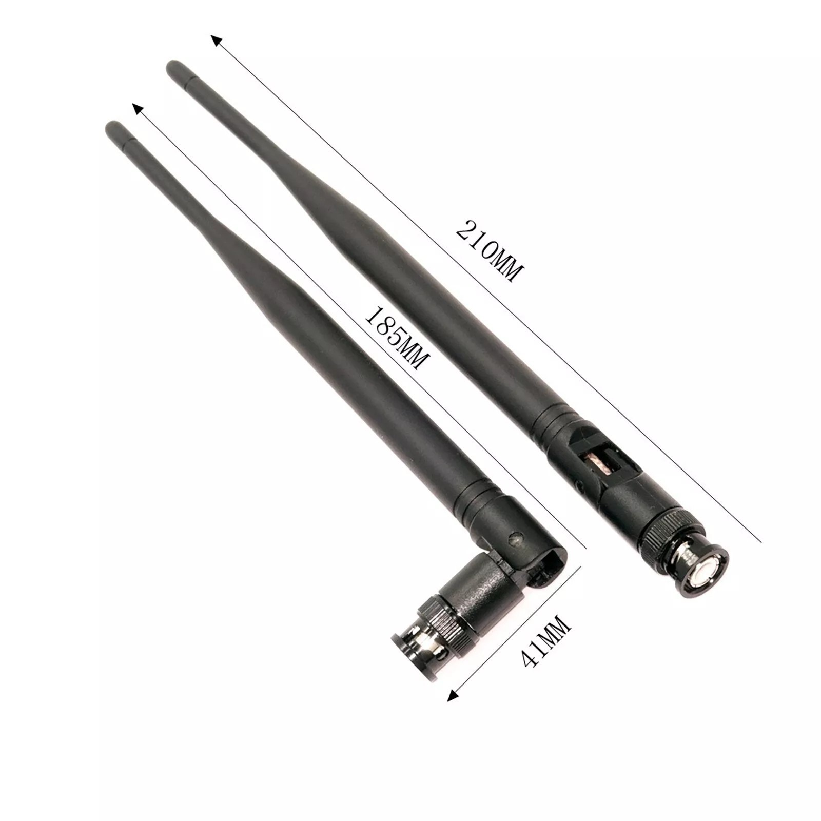 UHF 500MHz-900MHz BNC Male Antenna 2pack for Wireless Microphone System Receiver