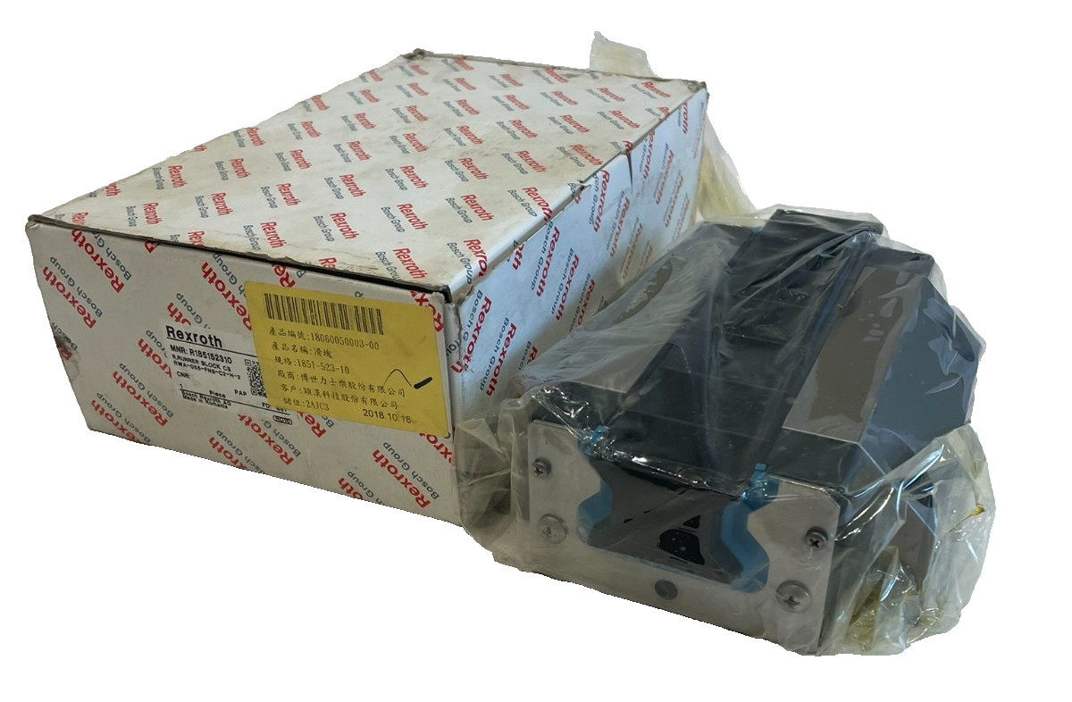 NEW BOSCH REXROTH R185152310 LINEAR RAIL BLOCK RWA-055-FNS-C2-H-2
