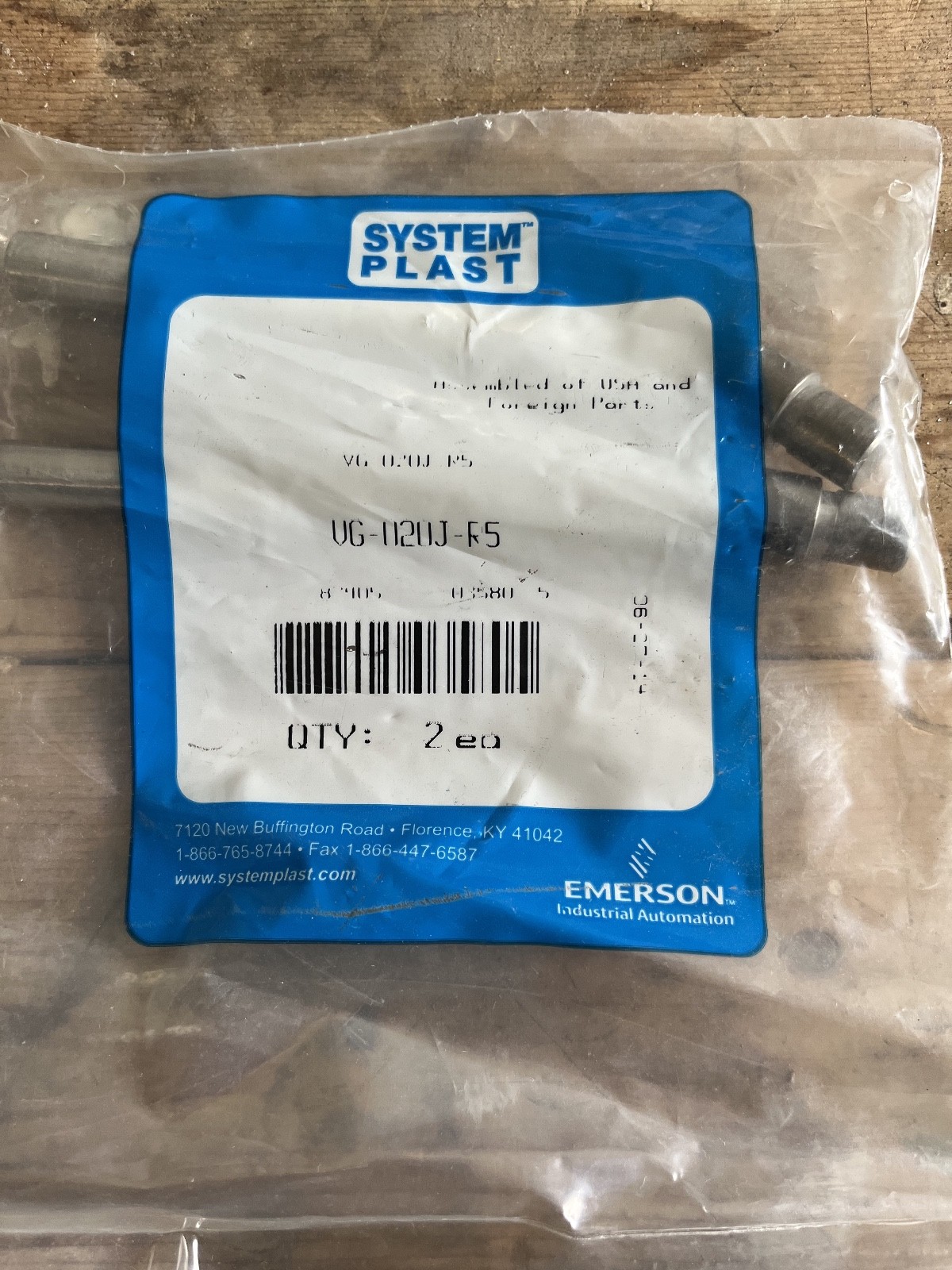 (PACK OF 2) SYSTEM PLAST VG-020-R5 VG020R5 ADJUSTING ROD NEW