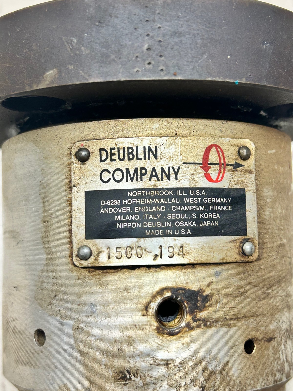 Deublin 31500 194 Rotary Union