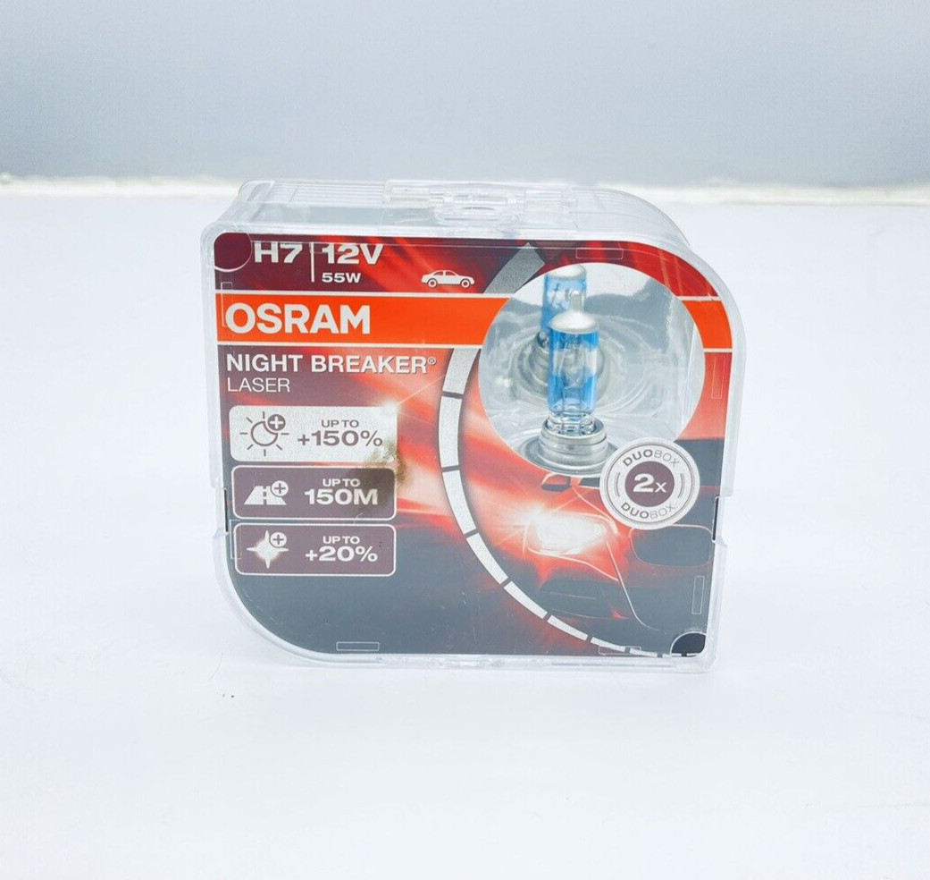 UNUSED OSRAM 64210NL-HCB NIGHT BREAKER LASER HEADLIGHTS DUO-BOX 12V 55W