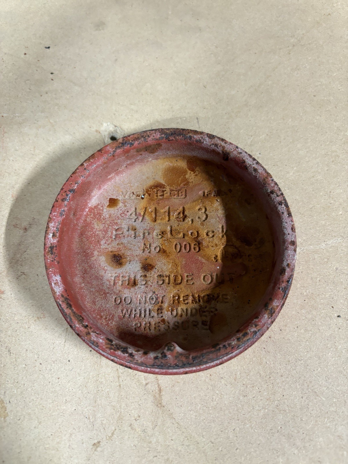 4″ Victaulic FireLock Cap 4/114.3 No. 006