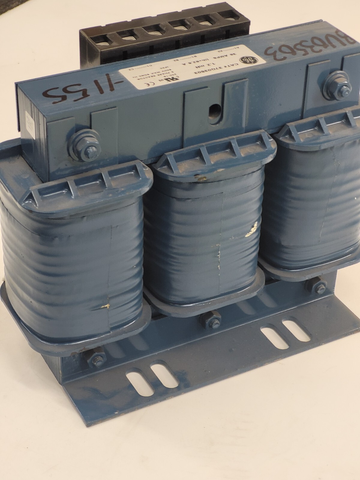 General Electric 37G03503 3 Phase Reactor 35 Amps 1.2mH 600 Volt 50/60Hz NOS l8
