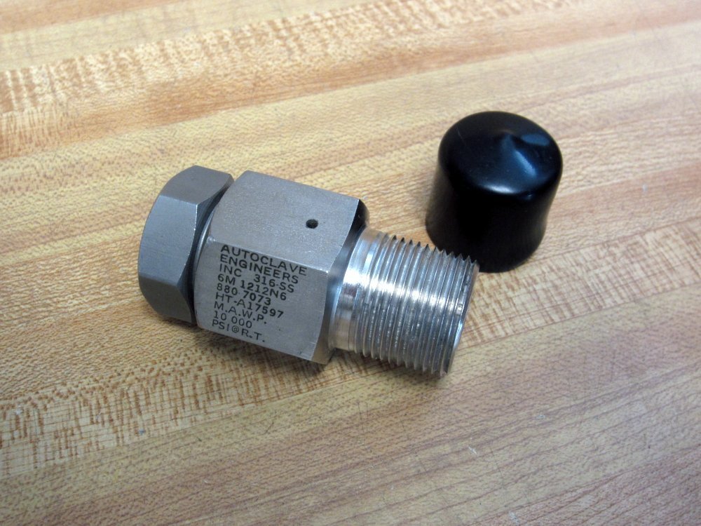 Autoclave 6M1212N6 316 S.S. Medium Pressure Adaptor 3/4″