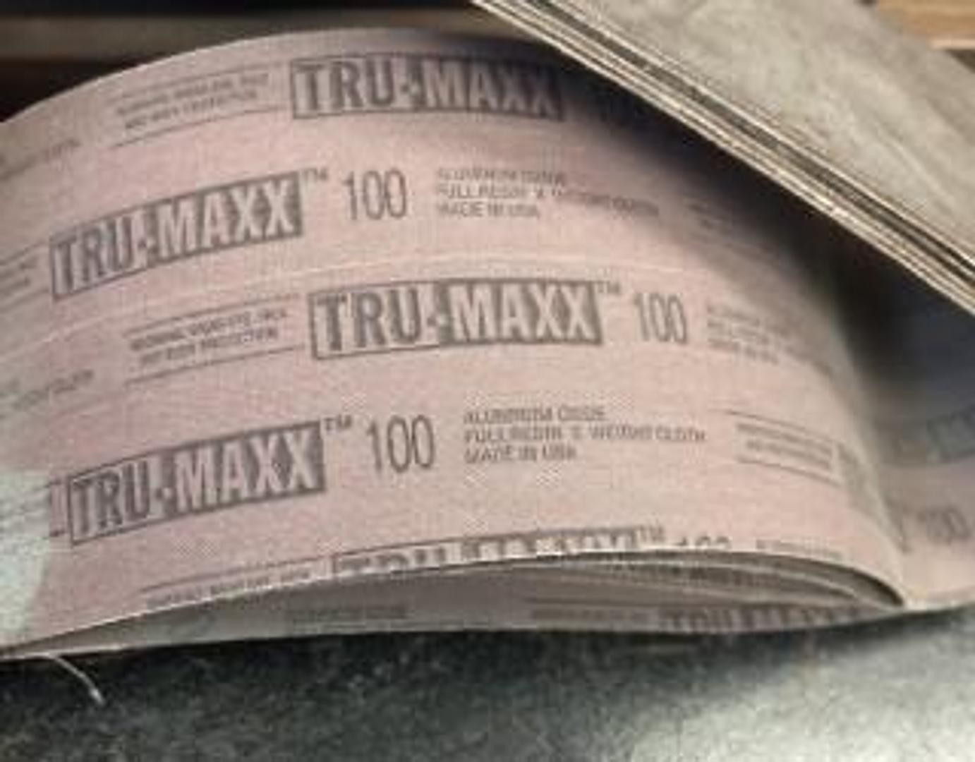 6 Pcs-4″X 36″True-Maxx Aluminum Oxide Full Resin 100 grit sanding belts – GHB-73