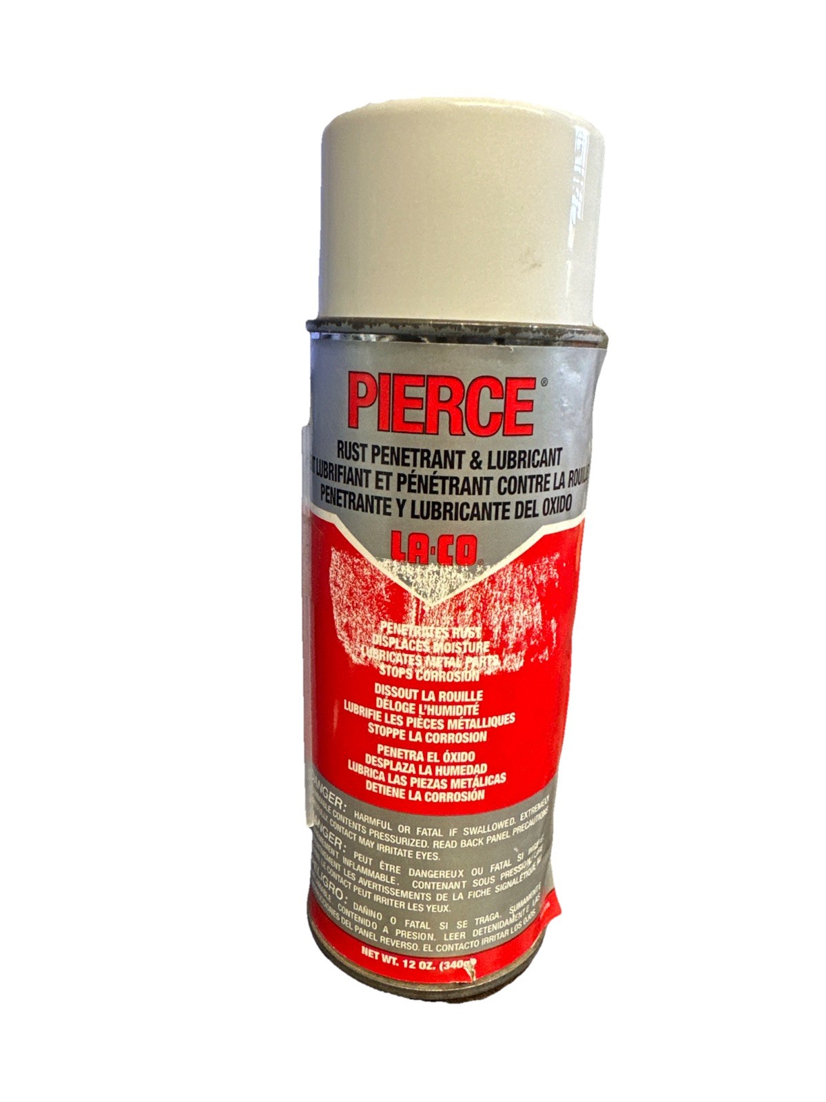 LA-CO Pierce Rust Remover, Penetrant, Lubricant 12 Oz Aerosol, Each