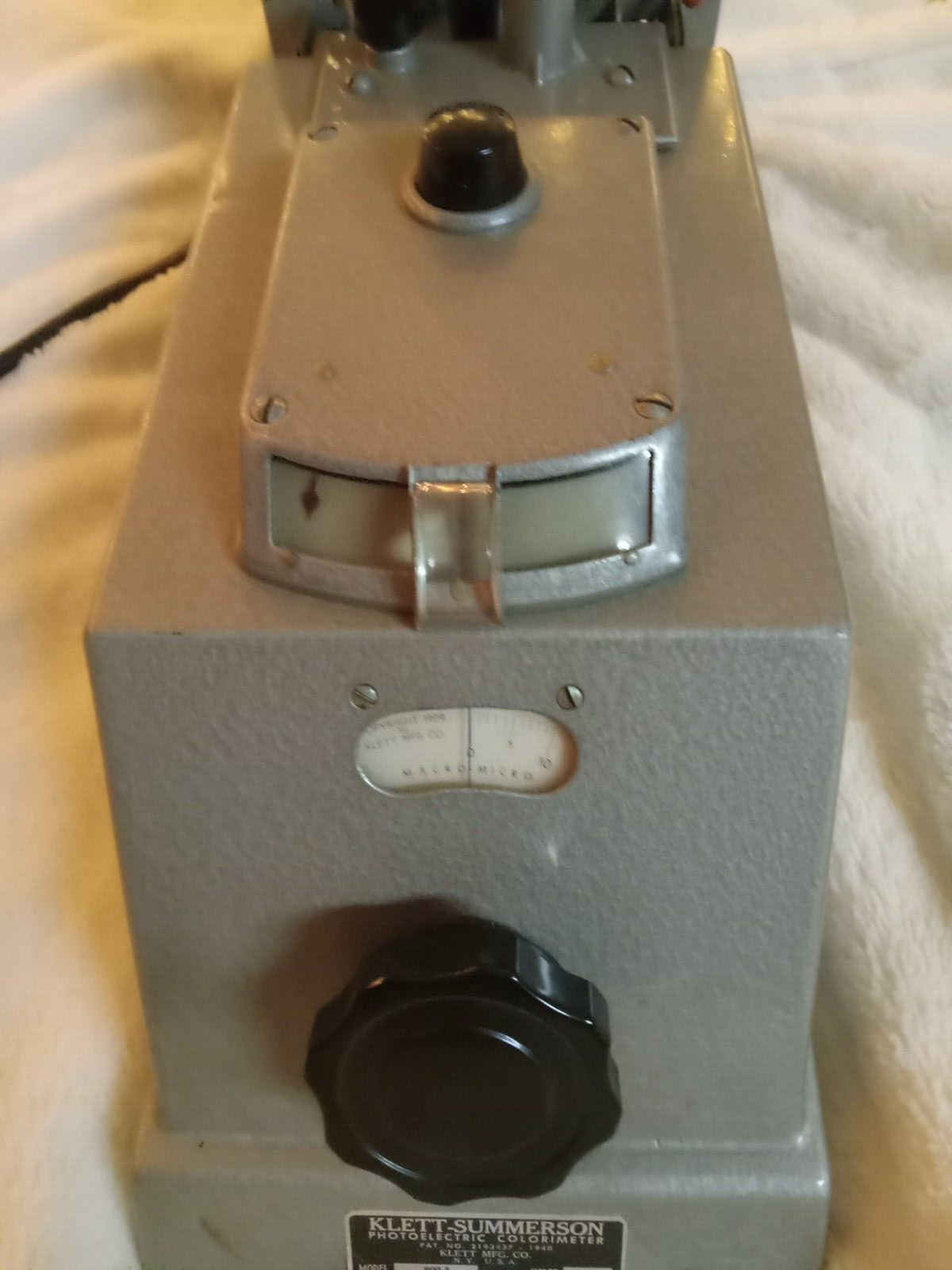 Klett-Summerson MODEL 800-3 Photoelectric Colorimeter TESTED