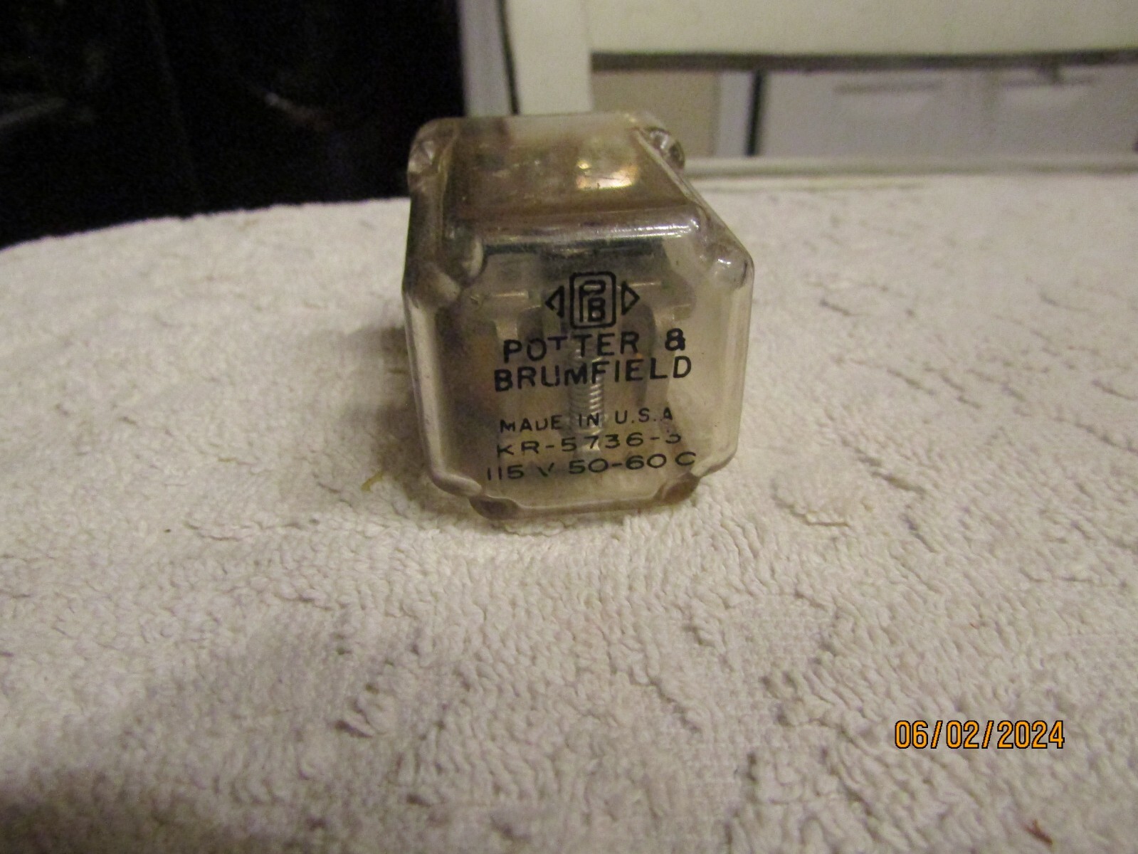 Potter & Brumfield AMF KRP14AG 6V 50-60 Hz Relay 11 Pin Socket