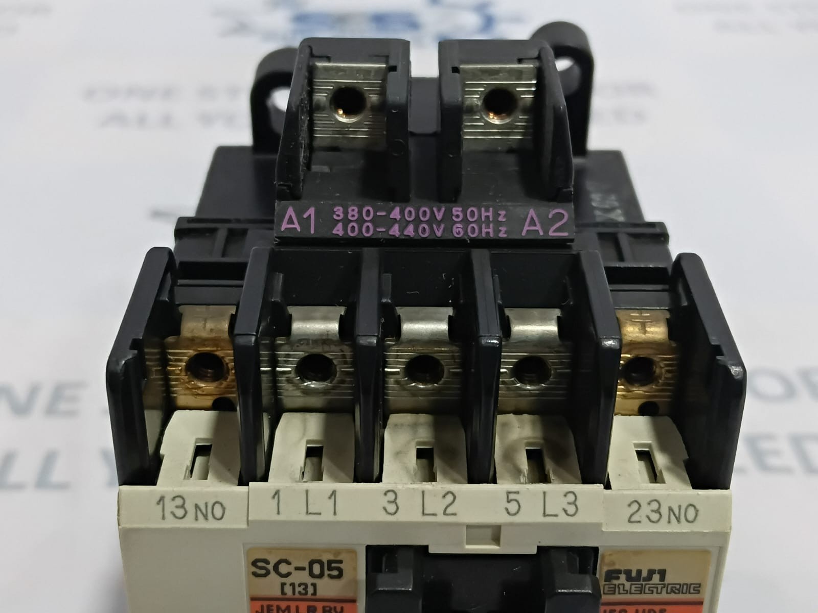 Fuji Electric SC-05 Contactor Coil Voltage 380-400V 50Hz 400-440V 60Hz, 13 Amp.