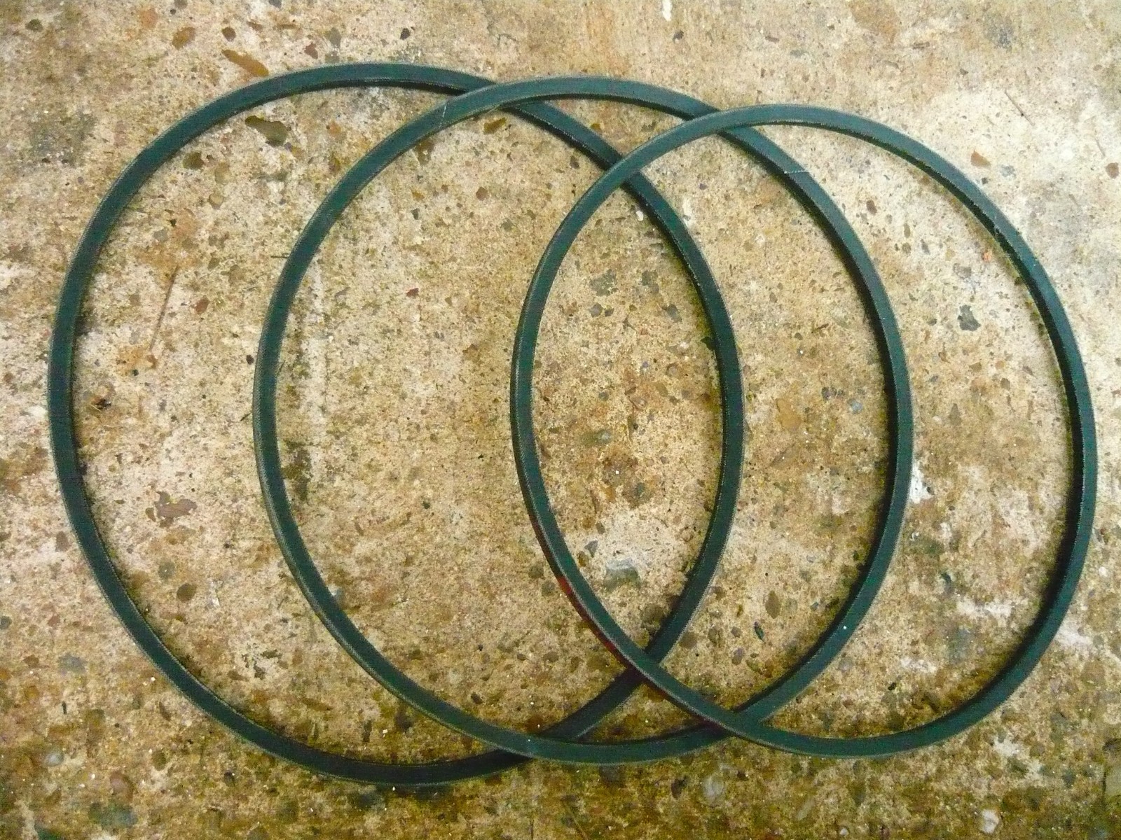 Bando American BanSet Power King A36 Belt / V-Belt Lot Of Three (3) New / NOS