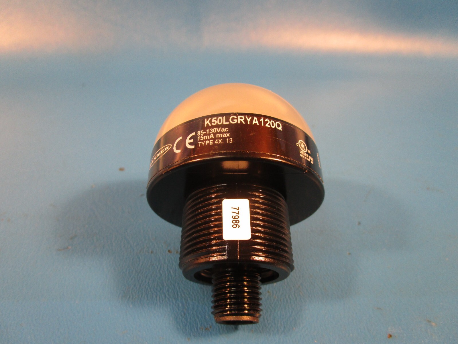 Banner K50LGRYA120Q, 77986 Indicator Light, 50mm General Purpose LED Indicator