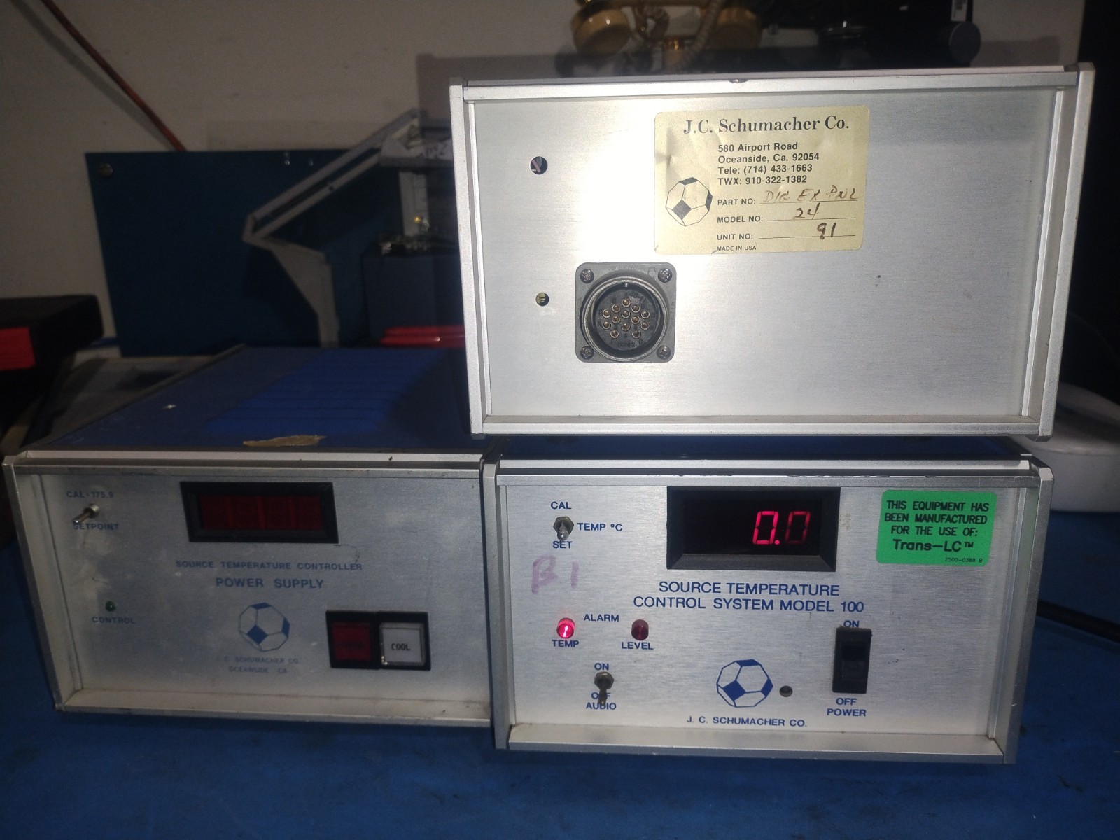 Schumacher Source Temperature Control System Module Model 100 parts unit